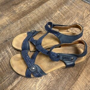 Taos Trulie Navy Strappy Sandals